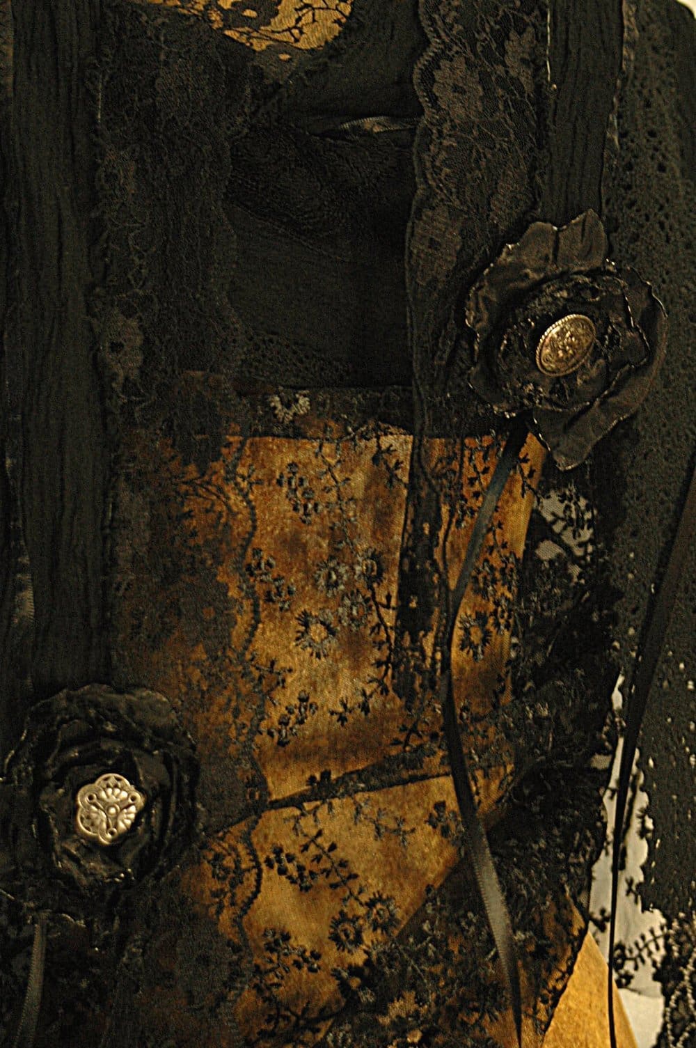 Made to Order, Black ethereal pashmina wrap - Image 6