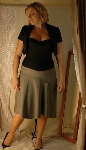Classic black corset