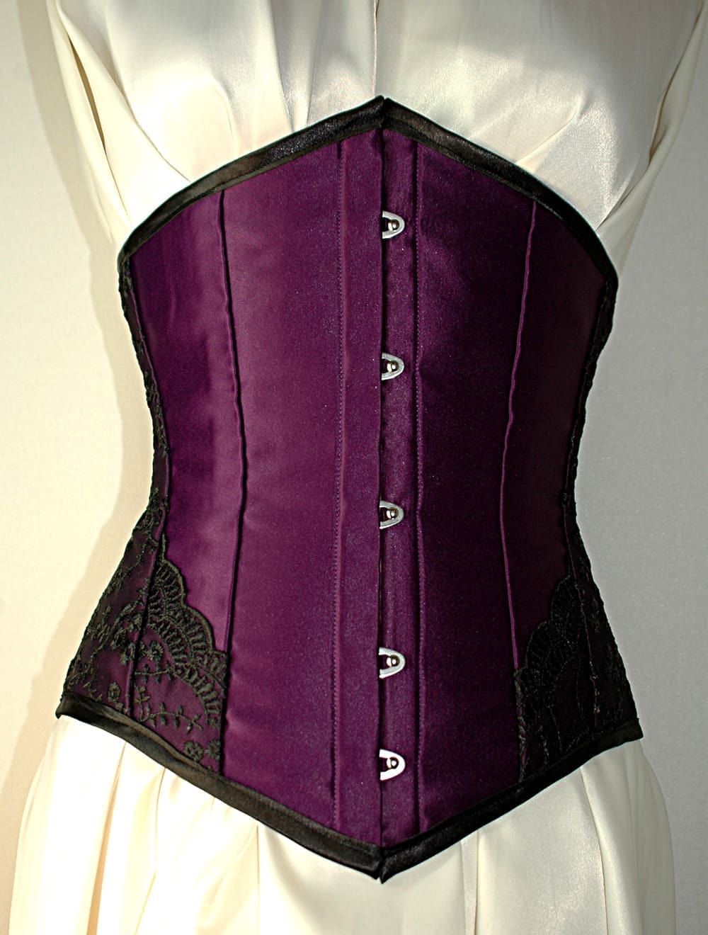 Purple and black underbust - Image 5