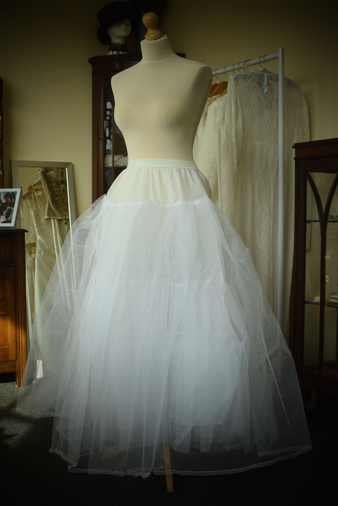 Long 'hoopless crinoline' style petticoat