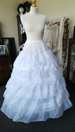 Steel boned 'hooped crinoline' style petticoat